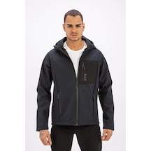Exuma Erkek Softshell Mont Siyah