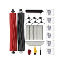 Sointeresting Roborock S8 Pro Uıtra Yedek Parçaları Aksesuarları Robot Süpürge Aksesuar Seti Toz Torbaları Ana Fırçalar