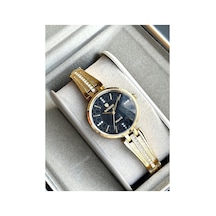 Rym-1043 Quartz Kadın Kol Saati - Su Geçirmez - Kasa Ve Kordon Çelik - 2 Yıl Garanti Gold-siyah Sarı