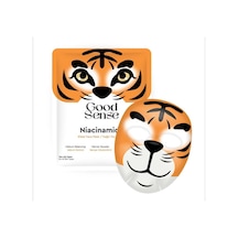 Tiger Desenli Niacinamide Kağıt Yüz Maskesi Sebum Dengeleyici Gözenek Sıkılaştırıcı Bakım
