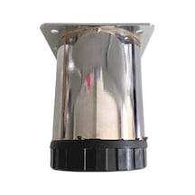 Metal Krom 8cm Ayak Mobilya Masa Ve Dolap Ayağı Krom 8cm Çap 60mm
