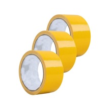 Sarı Koli Bantı 100 Metre 3 Adet 45mm X 100 Metre Renkli Koli Bandı Extra Güçlü Formül Akrilik Koli Bandı