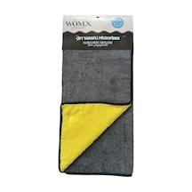 2 Adet Çift Taraflı Mikrofiber Temizlik Bezi 50x70 Cm - Yüksek Emici Büyük Boy Kurulama Havlusu