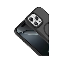 Joko Apple Uyumlu iPhone 16 Pro Max Uyumlu Megane Magsafe Kapak - Siyah