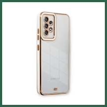 Bezos Samsung Galaxy A73 5g Kılıf Liva Lens Silikon - Beyaz Bzs01