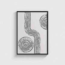 Parallel Tablo Çerçeveli Poster Duvar Dekorasyonu Siyah Çerçeveli Tablo Siyah Çerçeveli Tablo Dn11d213sıyah