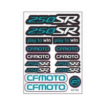 A4 Sticker 109 Tek Paket Çoklu Sticker Standart