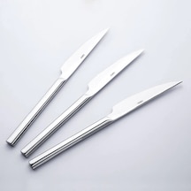 Nehir Dalyan Sade Yemek Bıçağı Düzine 12'li