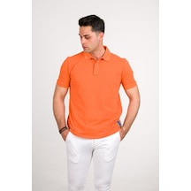 Taş Yıkama Regular Fit Lacost Kumaş Polo Yaka Pamuklu Erkek T-Shi