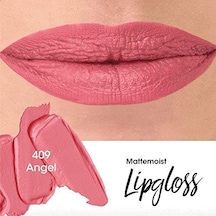 Mattemoist Lipgloss 411 Yarı Mat Bitişli Likit Ruj - Nude 0