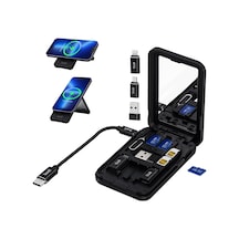 Microcase AL4377 14in1 15 W Kablosuz Şarjlı Kart Okuyuculu Kutu