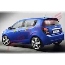 Chevrolet Aveo Hb Krom Cam Çıtası 2011 Üzeri Paslanmaz Çelik N11.4242