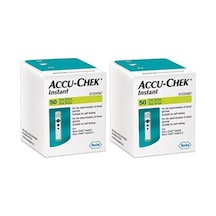 Accu Chek Instant Seker Ölçüm Stribi 2 Kutu - Toplam 100 Adet