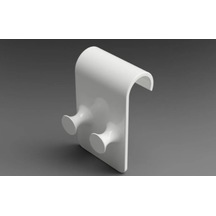 Banyo Havlu Ve Havlupan Askısı 2 Adet Beyaz