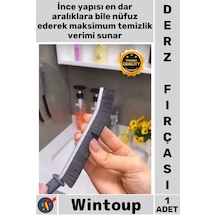 Derzfırçası Banyo Mutfak Pencere Rayı İnce Ergonomik Sap Dayanıklı Derz Detay Temizlik Fırçası