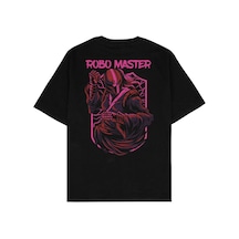 Adrift Robo Master Siyah Oversize Unisex T-shirt Siyah