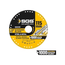 Sgs Vakumlu Elmas Multı-metal Kesici 115 Mm Sgs2365
