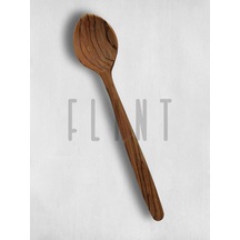El Yapımı Tahta Ahşap Kaşık Mutfak Yemek Kaşığı 25cm