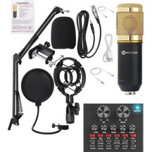 Filtreli Condenser Mikrofon Ses Kartı Stand Set