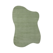 Eko Halı Zen Amorf 01 Green Amorf Kesim Hav Toz Vermez Yumuşak Dokulu Salon Halısı Oturma Odası Halısı Yatak Odası Halısı Koridor Halısı Mutfak Halısı Modern Makine Halısı Yeşil