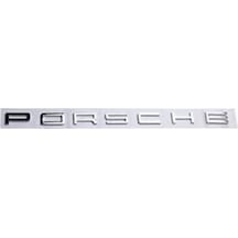 Porsche Uyumlu Yazı Porsche 2.5 35 Cm Gri