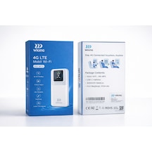 Wk-mf5 Lcd Ekranlı Taşınabilir Mobil Wi-fi Router Sım 4g Lte 150mbps Dualband 16 Cihaz Aynı Anda 3000mah/6 Saat Fynix Teknoloji