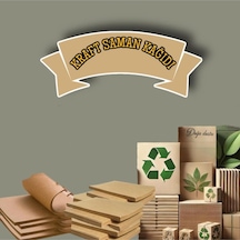 A4 Kraft Saman Kağıdı Paketleme Hobi Etiket Kağıdı 130 Gram 10 Adet