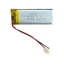 402050 3.7v 400mah Li-polymer Pil Devreli/1.5a