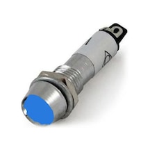 Çin N761l-led24v-mv ,mavi-24v Metal M8 Led Lamba
