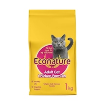 Econature Yetişkin Kedi Tavuklu 1 Kg Sarı Ambalaj