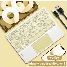 Willowhaven Bluetooth Kablosuz Klavye Fare Android Ios Samsung Xiaomi Tablet İçin İpad Uyumlu Air Black Portuguese Language