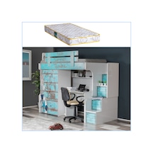 Setaymobilya Ranza, Summer Ranza Çalışma Masası 2 Kapaklı Dolap+ Comfort Yatak