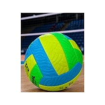 Renkli Voleybol Topu Dayanıklı Dikişli Antrenman Ve Maç Topu Siyah