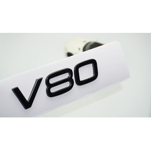 Dk Tuning V80 Siyah Abs 3m 3d Bagaj Yazı Logo Volvo İle Uyumlu