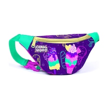 Coral High Kids Mor Pembe Dondurma Desenli Bel Çantası 11531 Mor