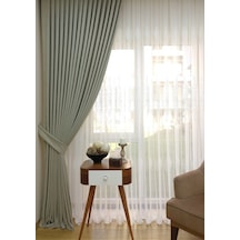 Evdepo Home Taş Rengi Fon Perde Tek Kanat (540345168) Taş