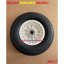 Dubleks Yük Taşıma Tekeri 240Kg Havalı Teker El Arabası Tekeri 35