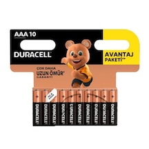 Duracell LR03/MN2400 Simply AAA Kartela İnce Pil 10'lu
