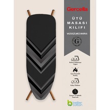 Hediyeli Vega Ütü Masası Kılıfı Bezi Örtüsü Gri