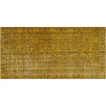Eşsiz Anadolu Vintage Eskitme El Dokuma Halı 111 X 217 Cm 9012