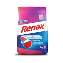 Renax Matik Renkliler için Toz Çamaşır Deterjanı 64 Yıkama 8 KG