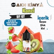 Twelve Monkey Kanzi Dıy Kit Karpuz Çilek Kivi Gıda Aroması %20 Oranda Aroma İçerir Hazır Değildir 30 Ml