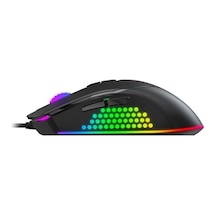 Kablolu Rgb Işıklı Programlanabilir Gaming Mouse 7 Tuş, 16 Milyon Renk Seçeneği, 2000-7000 Dpı, Usb Bağlantı Ms814