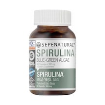 Sepe Natural Yosun Mavi Yeşil Alg Spirulina 60 Kapsül x 380 Mg