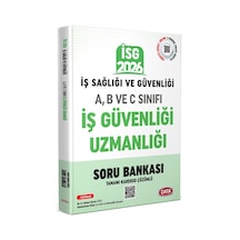 Data 2026 İsg İş Sağlığı Güvenliği A, B Ve C İş Güvenliği Uzmanlığı Tamamı Çözümlü Soru Bankası Data Yayınları