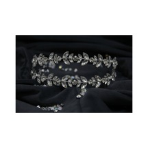 Kristal Taşlı Zarif Gelin Tacı Beyaz - 581008565 Beyaz