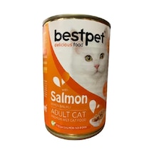 Bestpet Somonlu Konserve Yetişkin Kedi Maması 415 G