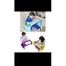 Mavi Çocuk Hobi Masası Pembe Mavi