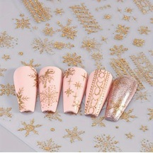 Nail Art Fantezi Slider Stiker Gökkuşağı Ve Pastel F-1001 Beyaz