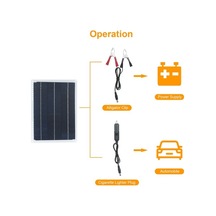 Pazly 12v 20w Kristal Güneş Şarj Cihazı - Dış Mekan İçin Taşınabilir - 2usb + 1type-c + 1dc + Araç Şarjı - Ip65 Su Geçirmez